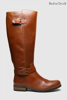 Red Or Dead Rod Radley Leather Hi Leg Boots (887788) | OMR57