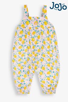 JoJo Maman Bébé Pink Lemon Floral Print Jumpsuit (888074) | 139 zł