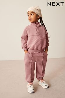 Girls Sweat Top Jogger Sets Pink Next United Arab Emirates