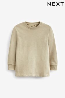 Stone Long Sleeve Cosy T-Shirt (3-16yrs) (888789) | SGD 9 - SGD 16