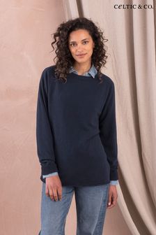 Celtic & Co. Blue Geelong Slouch Crew Jumper (889962) | €166
