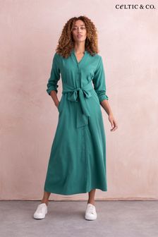 Celtic & Co. Green Tie Front Midi Dress (890009) | 980 zł