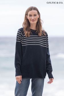Celtic & Co. Blue Geelong Slouch Crew Jumper (890043) | €166