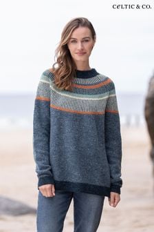 Celtic & Co. Blue Statement Donegal Jumper (890248) | AED660