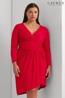 Lauren Ralph Lauren Curve Red Ruthmy Dress (890735) | €123