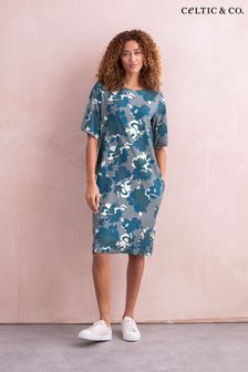 Celtic & Co. Blue T-Shirt Knee Length Dress (890786) | 440 SAR