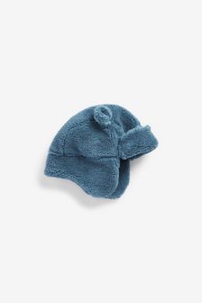 Navy Fleece Baby Trapper Hat (0mths-2yrs) (890859) | €8