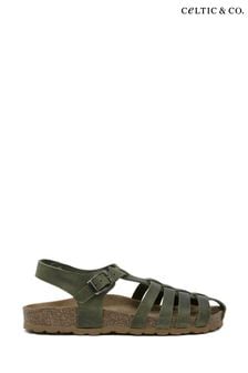 Celtic & Co. Green Fishermans Sandals (890895) | AED383
