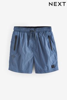 Blue Textured Swim Shorts (3-16yrs) (891884) | $17 - $27
