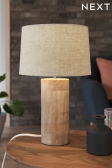 Natural Amala Wooden Table Lamp (892036) | €63