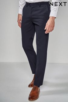 Темно-синий - Облегающие - Костюмные брюки (892169) | €36