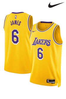 Nike Gold Los Angeles Lakers Icon Edition Swingman Jersey - Gold - Lebron James Unisex (892275) | €128