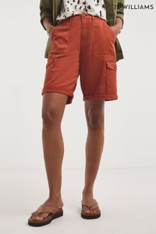 JD Williams Rust Orange Soft Stretch Cargo Detail Shorts (892310) | 21 €