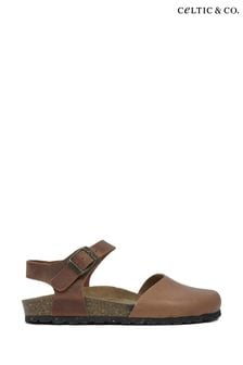 Celtic & Co. Closed Toe Brown Sandals