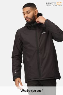Regatta Thornridge II Black Waterproof Grown on Hooded Jacket (893059) | 66 €