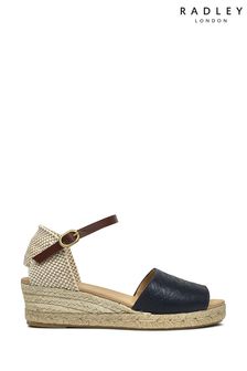 Radley London Blue Glasshouse Walk Heirloom Embossed Midi Wedge (893172) | TRY 3.366