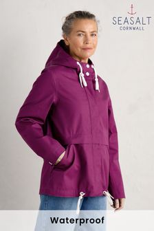 Seasalt Cornwall Purple Depth Waterproof Jacket (893393) | SGD 242