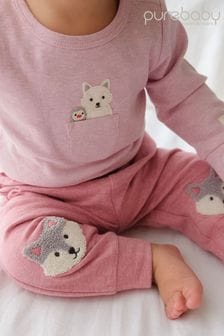 Purebaby Animal леггинсы для малышей с нашивками на коленях (893458) | €12