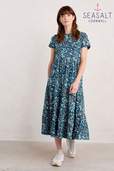 Seasalt Cornwall Line Strokes Kurzärmeliges Kleid (893636) | 107 €