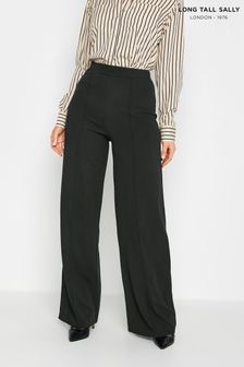 Long Tall Sally Black Crepe Wide Leg Trousers (894139) | €53