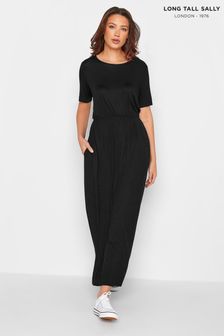 Long Tall Sally Black Pocket Midaxi Dress (894235) | OMR18