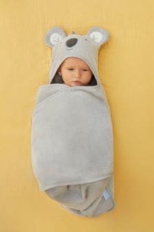 JoJo Maman Bébé Koala Baby Cuddler Towel (894505) | AED105