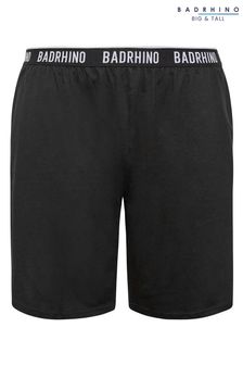 BadRhino Big & Tall Black 100% Cotton Lounge Shorts (894984) | kr400