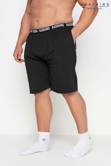 BadRhino Big & Tall Black 100% Cotton Lounge Shorts (894984) | $33