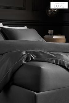 Charcoal Grey 300 Thread Count Collection Luxe Extra Deep Fitted Sheet (895464) | €26 - €42