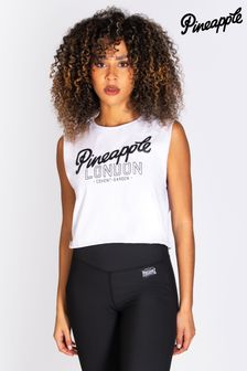 Pineapple White Womens Sleeveless Vest (896468) | $33