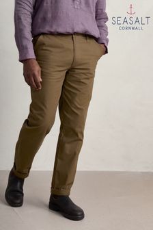 Зеленый - Мужские брюки Seasalt Cornwall Bowman (896545) | €126