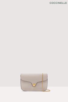 Coccinelle Beat Soft Chain Pink Leather Cross-Body Bag (896753) | $404
