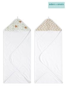 Aden + Anais Animal Essentials Tanzania Hooded Towel 2 Pack (898430) | €30