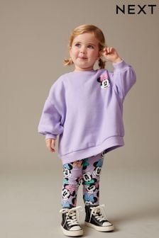 Purple Disney Jumper and Leggings Set (3mths-7yrs) (899097) | €26 - €32