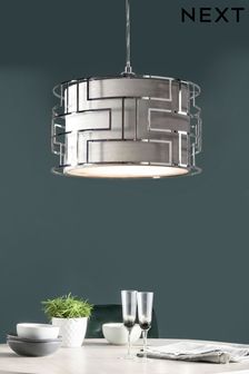 Chrome Grosvenor Easy Fit Lamp Shade (899987) | kr726