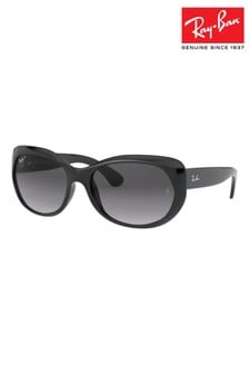 Ray-Ban® Black/Grey Polarised Lens Sunglasses