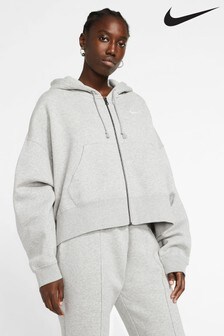 Nike Essential Fleece-Kapuzenjacke in Oversize-Fit mit Reißverschluss (900869) | 74 €