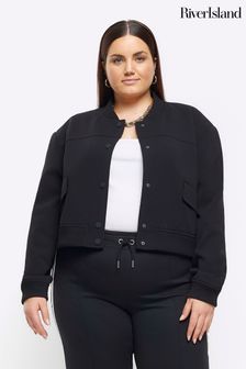 River Island Curve Tailored Bomber Jacket (900930) | 422 ر.س