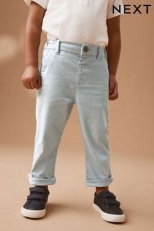 Svetlo modra - Raztegljive hlače z velikimi žepi (3 mesecev–7 let) (901236) | €15 - €18