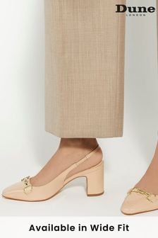 Dune London Pink Detailed Block Heel Snaffle Slingback Sandals (901269) | $143