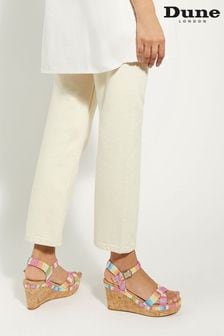 Dune London Pink Kelisa Braided Upper High Wedge Heel Sandals (901291) | 130 €