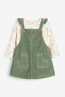 Green Baby Cord Dress And Bodysuit (0mths-2yrs) (902433) | CHF 20 - CHF 22