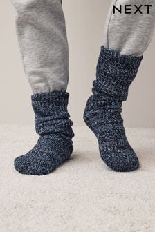 Cable Slipper Socks