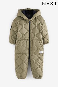 Khaki Green Quilted Snowsuit (3mths-7yrs) (902887) | 1,019 UAH - 1,146 UAH