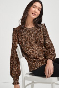 Chemisier à plis nervurés