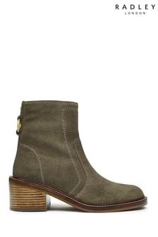 Radley London Green New Street Suede Jeans Boots
