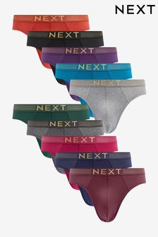 Rich Colour 10 pack Cotton Rich Briefs (903904) | $71