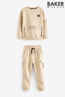 Baker by Ted Baker Stone Cargo Sweater and Joggers Set (903993) | €21 - €25