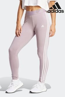 Пурпурный - Леггинсы в полоску Adidas Sportswear 3 (904314) | €30