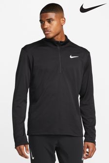 Črna - Tekaška majica s polovično zadrgo Nike Pacer (904648) | €43
